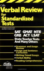 book Verbal Review for Standardized Tests