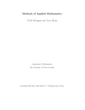 book Methods of Applied Mathematics