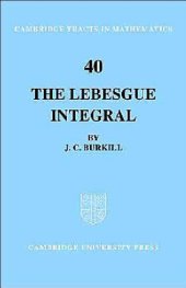 book The Lebesgue Integral