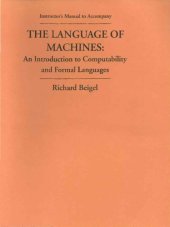 book Instructor's Manual - The Language of Machines, An Introduction to Computability and Formal Languages