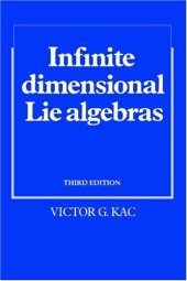 book Infinite-Dimensional Lie Algebras