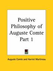 book Positive Philosophy of Auguste Comte, Volume III