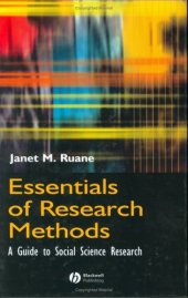 book Essentials of Research Methods: A Guide to Social Science Research