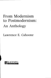 book From Modernism to Postmodernism Anthology