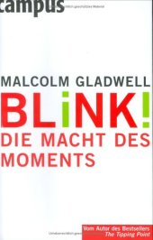 book Blink! Die Macht des Moments