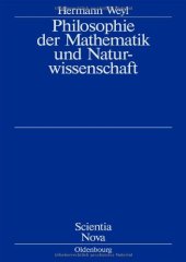 book Philosophie der Mathematik und Naturwissenschaft, 8. Auflage