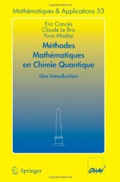 book Méthodes mathématiques en chimie quantique: une introduction