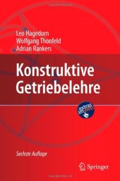 book Konstruktive Getriebelehre