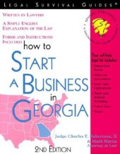 book How to Start a Business in Georgia: With Forms (Legal Survival Guides)