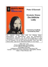 book Modesty Blaise. Die tödliche Lady