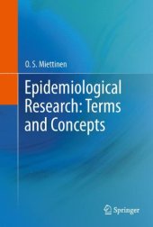 book Epidemiological Research: Terms and Concepts