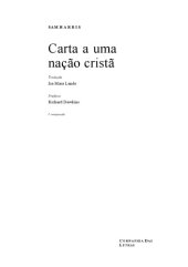 book Carta a Uma Nação Cristã