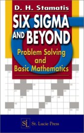 book Six Sigma and Beyond: Problem Solving and Basic Mathematics, Volume II