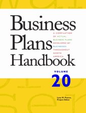 book Business Plans Handbook, Volume 20