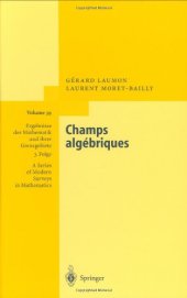 book Champs algébriques (Ergebnisse der Mathematik und ihrer Grenzgebiete. 3. Folge   A Series of Modern Surveys in Mathematics 39)