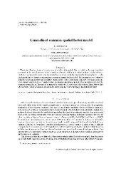 book Generalized common spatial factor model