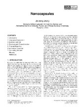 book Nanocapsules