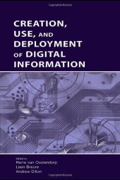 book Creation, use, and deployment of digital information