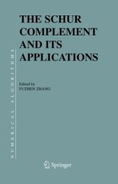 book The Schur Complement and Its Applications