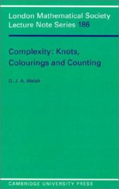 book Complexity: Knots, Colourings and Countings