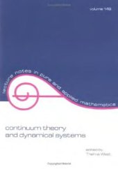 book Continuum Theory and Dynamical Systems