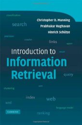 book Introduction to Information Retrieval (Draft)