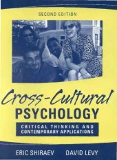 book Cross-Cultural Psychology: Critical Thinking and Contemporary Applications, 2nd Edition