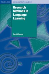 book Research Methods in Language Learning