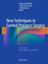 book New Techniques in Genital Prolapse Surgery