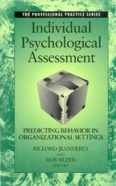 book Individual Psychological Assessment: Predicting Behavior in Organizational Settings (J-B SIOP Professional Practice Series)