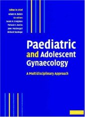 book Paediatric and Adolescent Gynaecology: A Multidisciplinary Approach