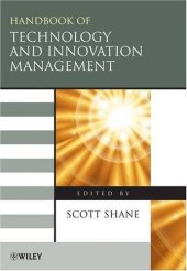 book The Handbook of Technology and Innovation Management