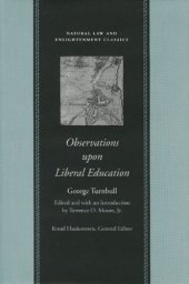 book Observations Upon Liberal Education (Natural Law and Enlightenment Classics)