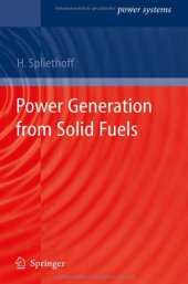 book Power Generation from Solid Fuels