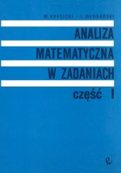 book Analiza matematyczna w zadaniach, Part 1