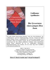 book Die Großtaten eines jungen Don Juan