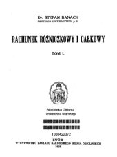 book Rachunek różniczkowy i całkowy 1