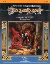 book Dragons of Flame (AD&D 2nd edition: Dragonlance DL2)