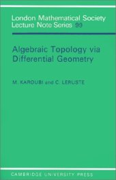 book Algebraic Topology via Differential Geometry