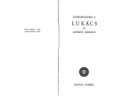 book Introduzione a Lukács