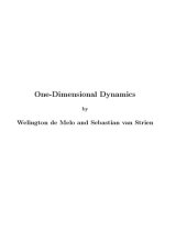 book One-Dimensional Dynamics