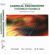 book Introduction to Chemical Engineering Thermodynamics