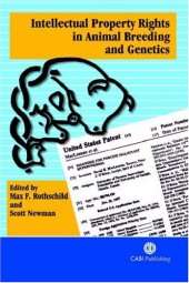 book Intellectual property rights in animal breeding and genetics