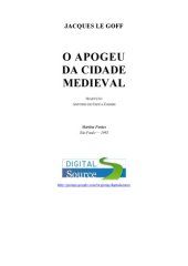 book O apogeu da cidade medieval