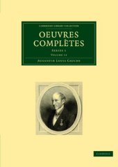 book Oeuvres completes, Volume 11: Series 1