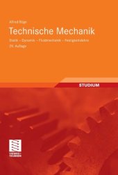 book Technische Mechanik: Statik - Dynamik - Fluidmechanik - Festigkeitslehre, 29. Auflage