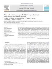 book Wafer-scale selective area growth of GaN hexagonal prismatic nanostructures on c-sapphire substrate