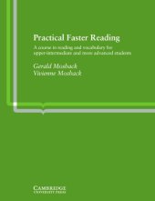 book Practical Faster Reading: An Intermediate-Advanced Course in Reading and Vocabulary (Cambridge English Language Learning)