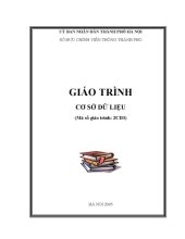 book Giáo trình Cơ sở dữ liệu