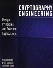 book Cryptography Engineering: Design Principles and Practical Applications